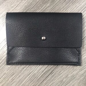 Mode Lux Black Envelope Style Card Holder